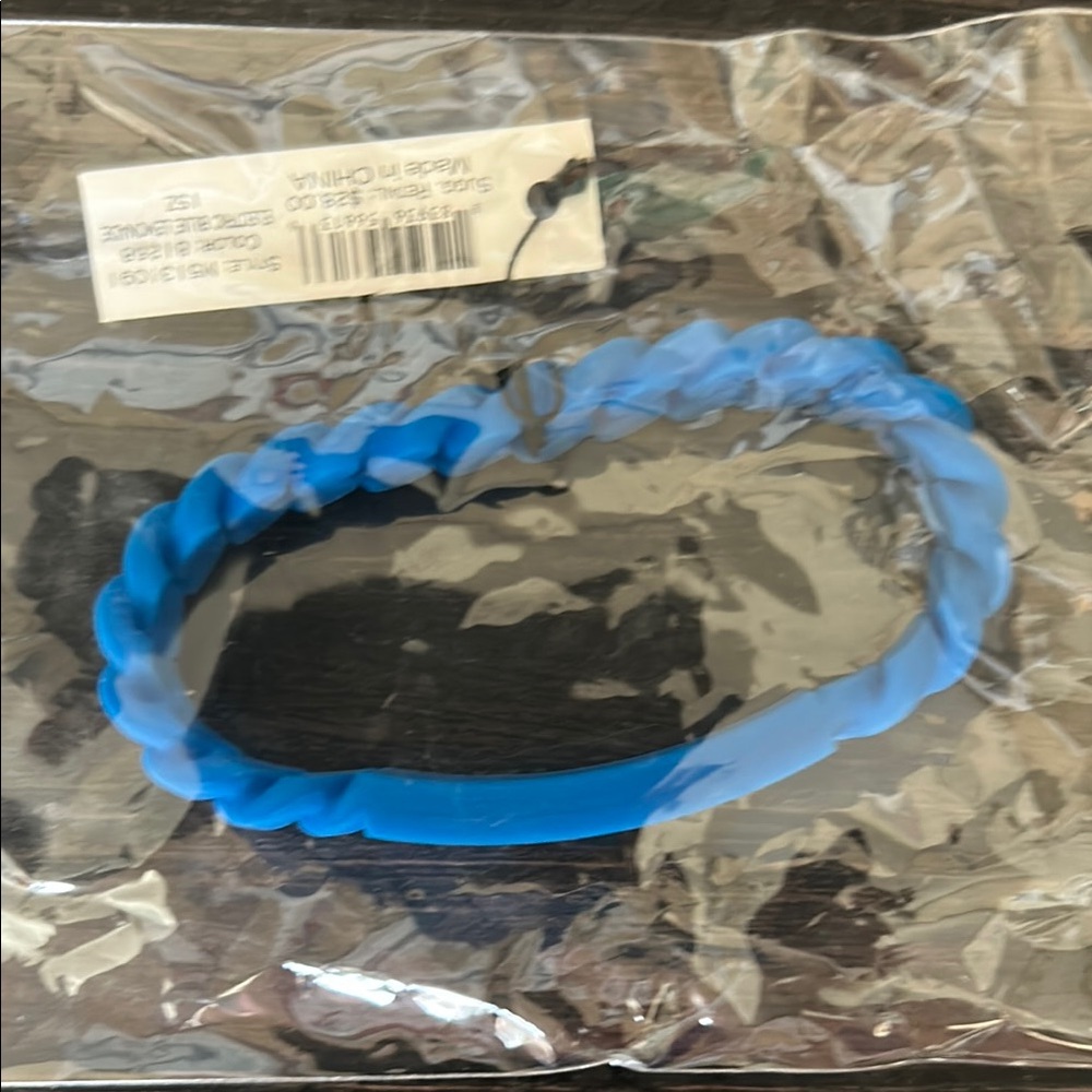 Marc by Marc Blue Silicone Bracelet